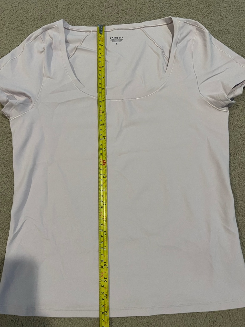Transcend Scoop Tee. Large. Lilac Sky - Picture 8 of 9